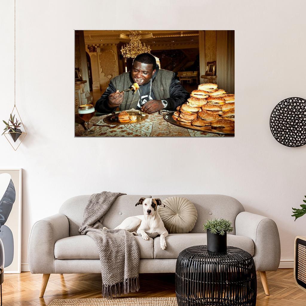 58064 Burgers Hip Hop Gucci Mane Rap Music Wall Decor Print Poster