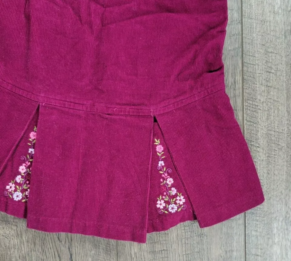 Vestido tipo jersey de pana canción folclórica vintage para bebé niña Gymboree 12-18 meses Foto 2 de 3