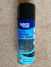 DECO STYLE furniture Spray Paint Aerosol matt black scratch resistant 400ml
