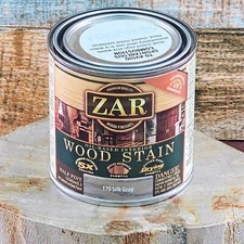 ZAR Oil Based Interior Wood Stain 170 Silk Gray 1/2 PT 236 ml Premium Quality