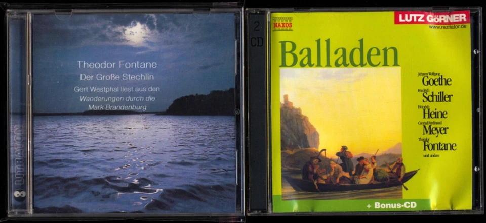 4 Hörbücher★Theodor FONTANE•STECHLIN★BALLADEN★GEDICHTE★LYRIK★Lutz Görner★6 CDs★ - Bild 3 von 4