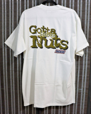 Vintage Single Stitch No Fear Snickers Gotta Have Nuts Adult X-Large XL T-Shirt