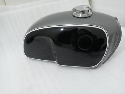 BMW R100 RT RS R90 R80 R75 ALLOY FUEL TANK BLACK & GRAY PAINTED +