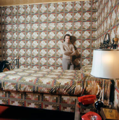 Austrian Actor Helmut Berger Posing In His House 1960s OLD PHOTO 2