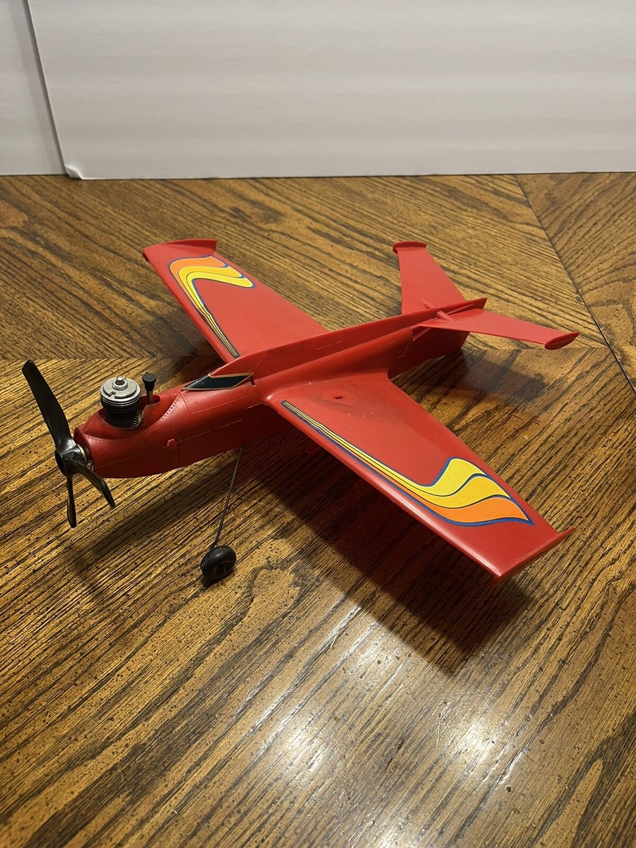 Vintage Made In USA COX Gas Powered Airplane F-15 Falcon Hustler