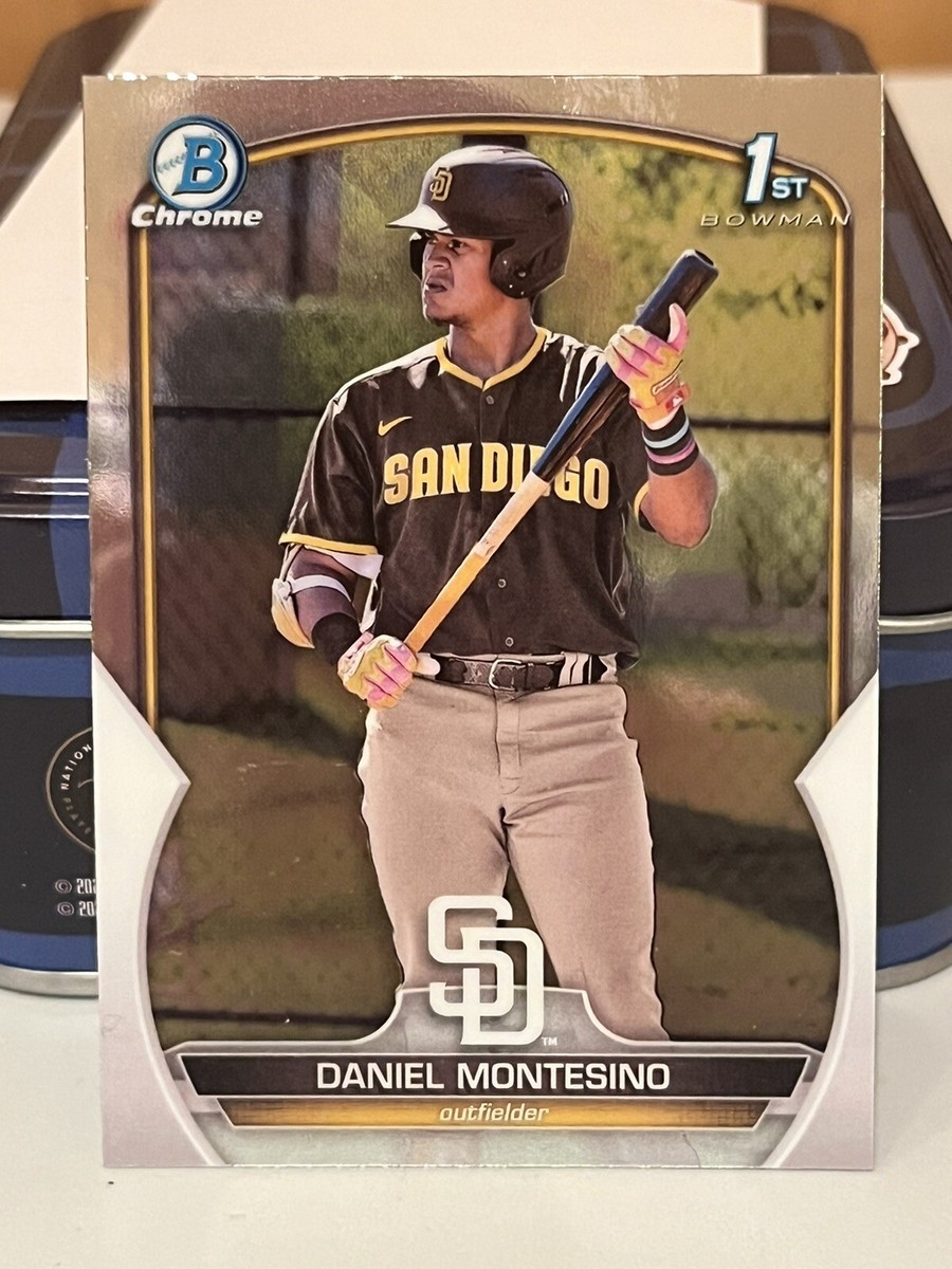 2023 1st Bowman Chrome Daniel Montesano BCP-114 San Diego Padres Baseball  Card1P