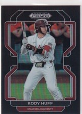 2022 PRIZMS BLACK RC KODY HUFF CLEVELAND GUARDIANS PRIZM ROOKIE BASEBALL #-68