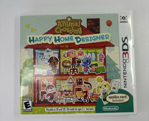 Animal Crossing: Happy Home Designer-Nintendo 3DS-Manual not included