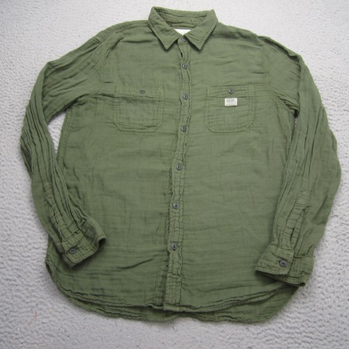 Ralph Lauren Denim Supply Shirt Men M Button Up Military Safari Utility Work