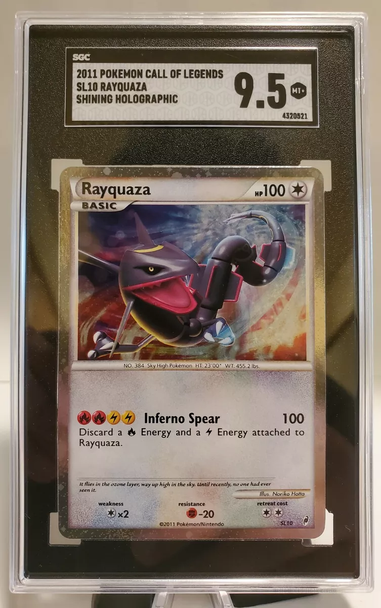 Holo Shiny Rayquaza / Custom Holographic Pokémon Card / V Card 