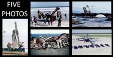 Space Shuttle Challenger Disaster 5 PHOTOS,Explosion Debris,Wreckage, Astronauts