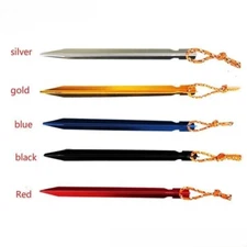 4 PCS Aluminum 7001 Alloy Tent Stake Pegs 7”Ultralight Outdoor Tent Survival