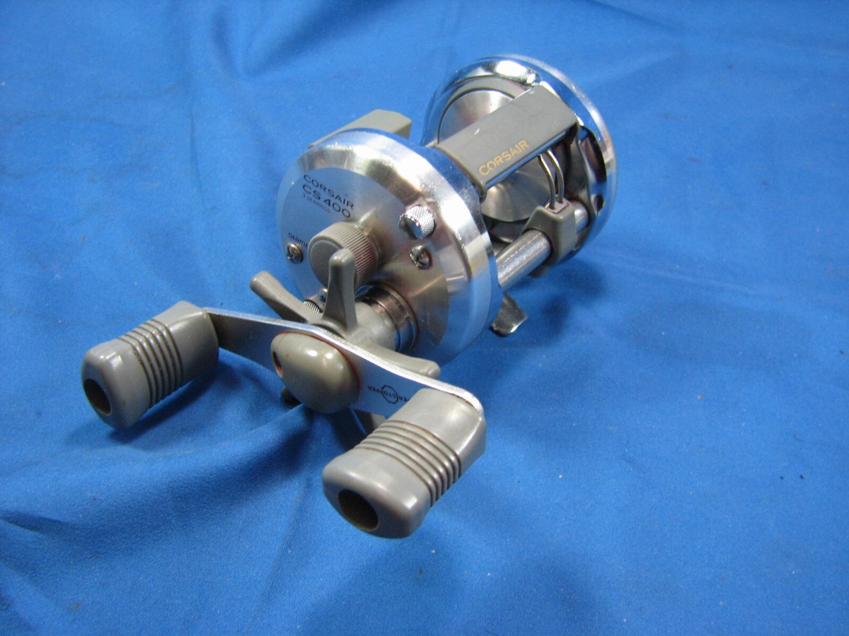 Vintage Shimano Corsair CS 400 Baitcasting Reel 4.7:1 Gear Vintage Shimano Corsair CS 400 Baitcasting Reel 4.7:1 Gear