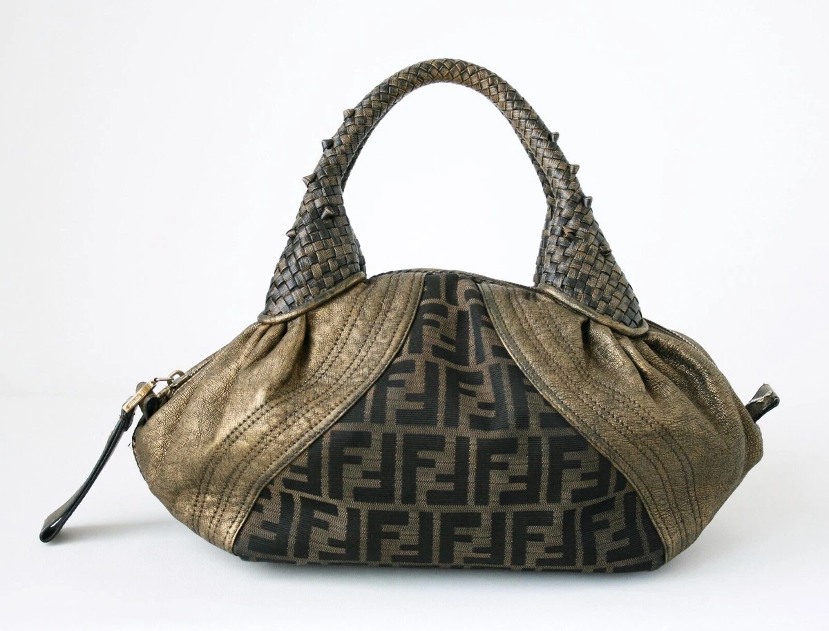 Fendi zucca spy best sale bag