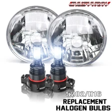 Pair For 07-13 GMC Sierra 1500/2007-14 2500HD 3500HD Bumper LED Fog Light Bulb