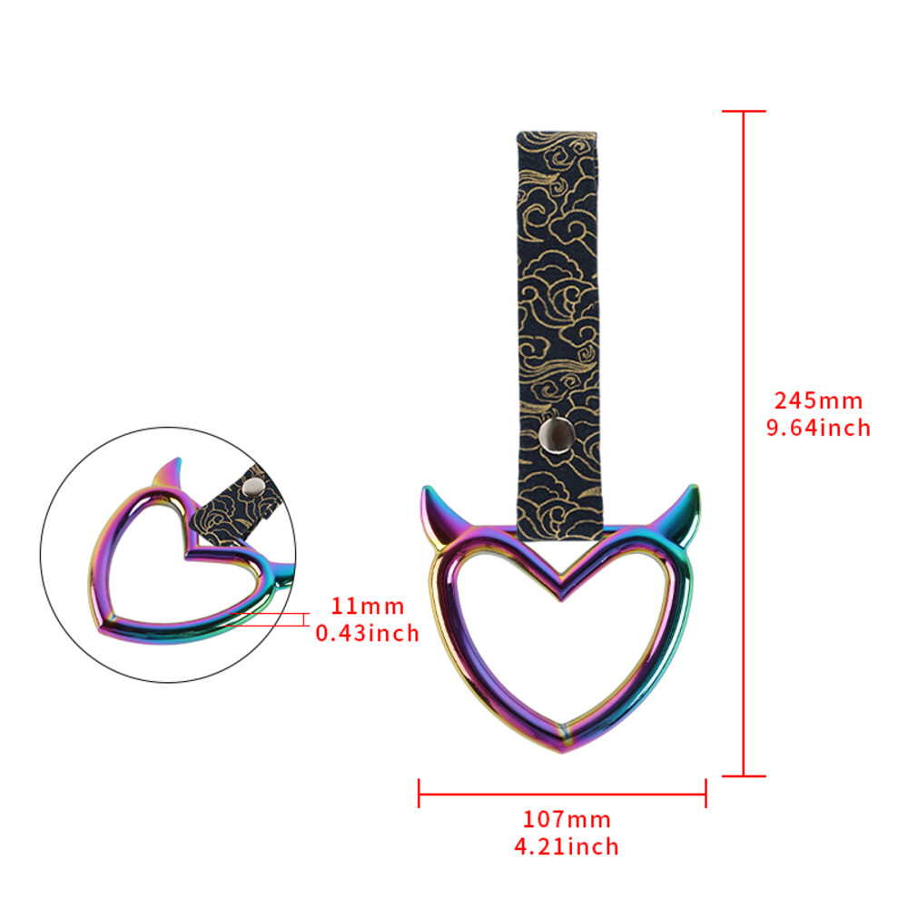 Sleepervetteビカクシダ Angels Heart 2x ANGEL WING Heart Neo Chrome JDM TSURIKAWA Ring Subway