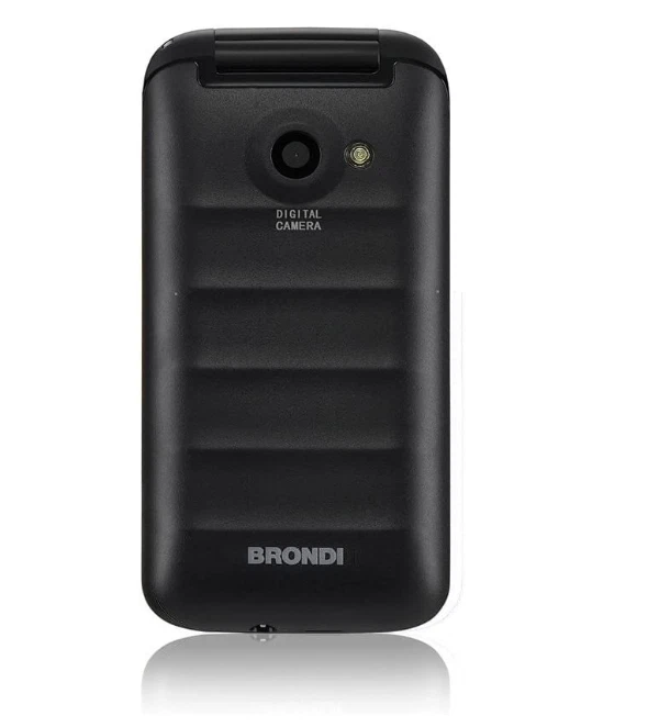 BRONDI FOX CELLULARE GSM CON APERTURA A CONCHIGLIA DISPLAY A COLORI 1.77" NERO - Immagine 4 di 4