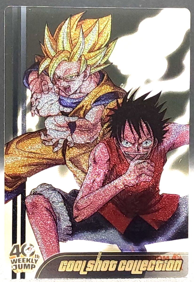 Dragon Ball & OnePiece wafer card TCG Japanese JUMP 40th Dragon Ball & OnePiece wafer card TCG Japanese JUMP 40th
