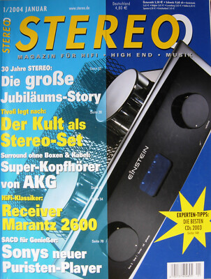 Stereo 1/04 Tivoli, NAD C372, Accuphase C-2400 + P-7000, Elac BS 203.2, Ortofon