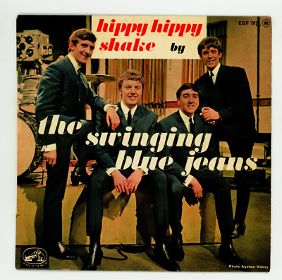 Beat UK: The SWINGING BLUE JEANS: Hippy Hippy Shake - 7'' EP FRANCE 1963
