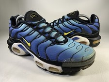 Nike Air Max Plus Tn Hyper Blue Black Yellow White Mens Size 10 604133-475