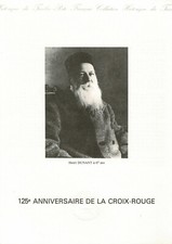 1988 FRANCE NOTICE 1er JOUR N°2555  125ème ANNIVERSAIRE DE LA CROIX ROUGE