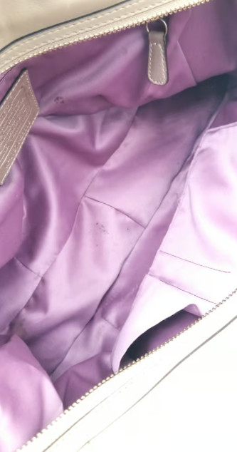 Coach Beige Python Satchel/Crossbody Bag - image 7