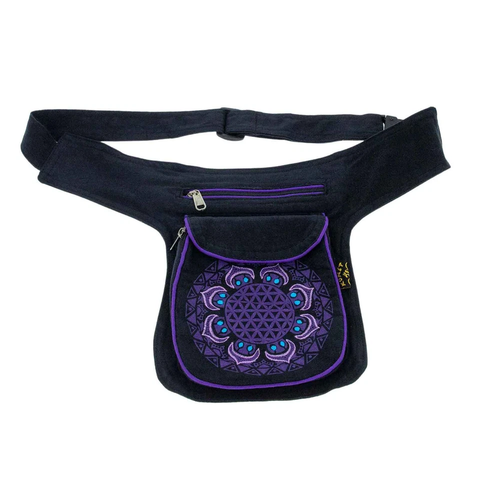 Hüfttasche Bauchtasche Gürteltasche Bauchgurt Festivaltasche Sidebag Hipbag Fair - Bild 1 von 1