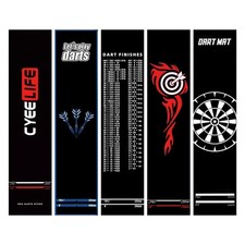 Dart Board Mat for Floor Floor Protection Portable with Throw Line Dart