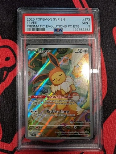 Eevee - 173/SV-P - Prismatic Evolutions: Pokemon Center Exclusive Promo - PSA 9