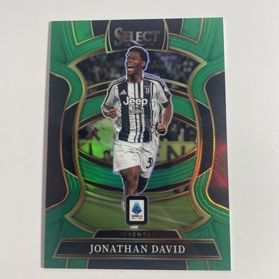 Jonathan David Green 4/5 2025 Panini Select Serie A #17 Terrace Juventus Canada