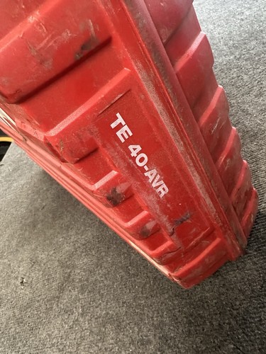 Hilti TE 40-AVR Rotary Combihammer Hammer Drill SDS w/ Bits Handle Manual Case - Picture 15 of 17