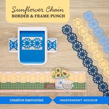 Creative Memories Sunflower Chain Border Punch