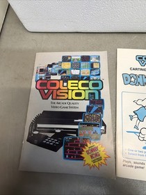 Coleco ColecoVision (Model 2400) Video Game System - Black Complete