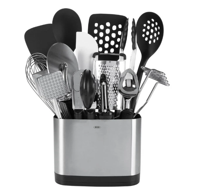 OXO Good Grips Everyday Kitchen Tool Set Full 15 Piece Stainless Steel NEW