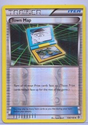 Town Map 136/149 Boundaries Crossed Reverse Holo