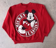 Vintage Mickey Mouse Sweatshirt XL Disney Jerry Leigh Unlimited Big Logo Classic