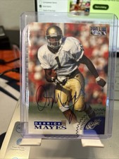 Derrick Mayes 1996 Classic Proline Auto Autograph Blue