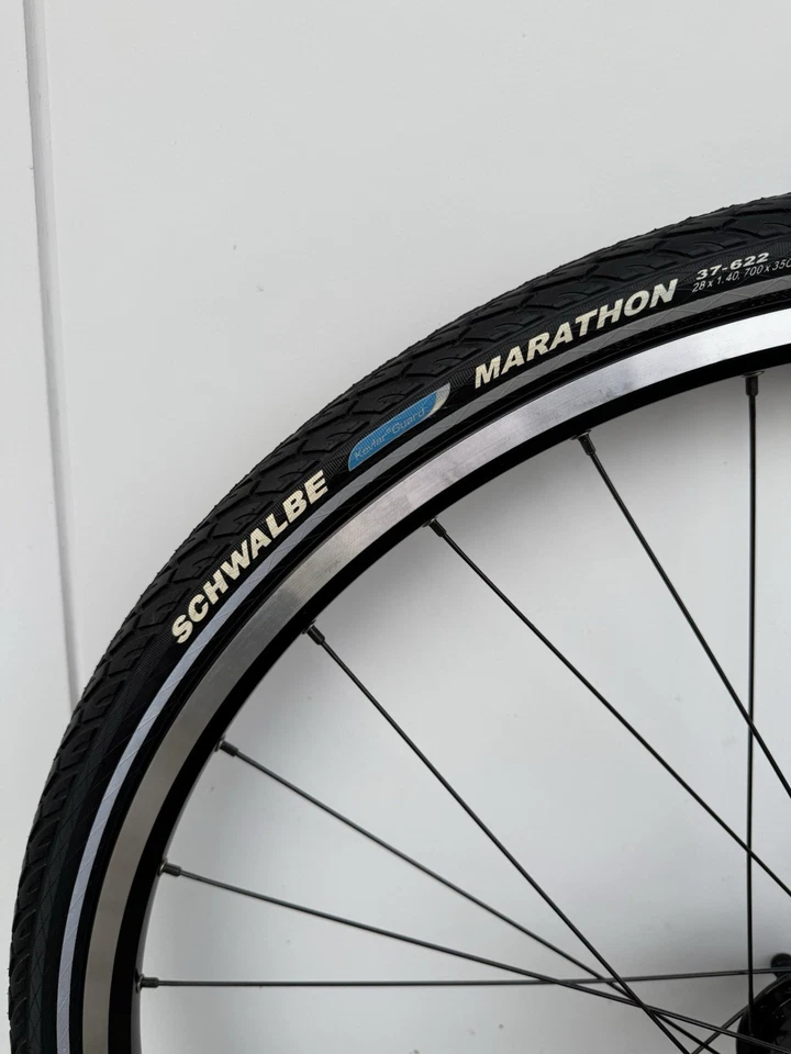 Vorderrad 28/29Zoll SON-Nabendynamo Disc Mavic Felge A719 Schwalbe Marathon Neu - Bild 3 von 3