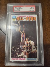 1976-77 Topps Basketball #172 Julius Erving All-Star - PSA 9 Mint - WOW