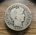 1904-P Barber Dime - Actual Coin Shown - Free Shipping & Tracking INV#292