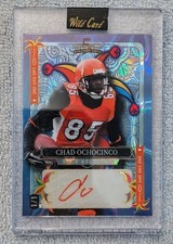 2024 WC 5 Card Draw Blue HOLO Chad Ochocinco Joker Wild TRUE 1/1 AUTO Bengals SP