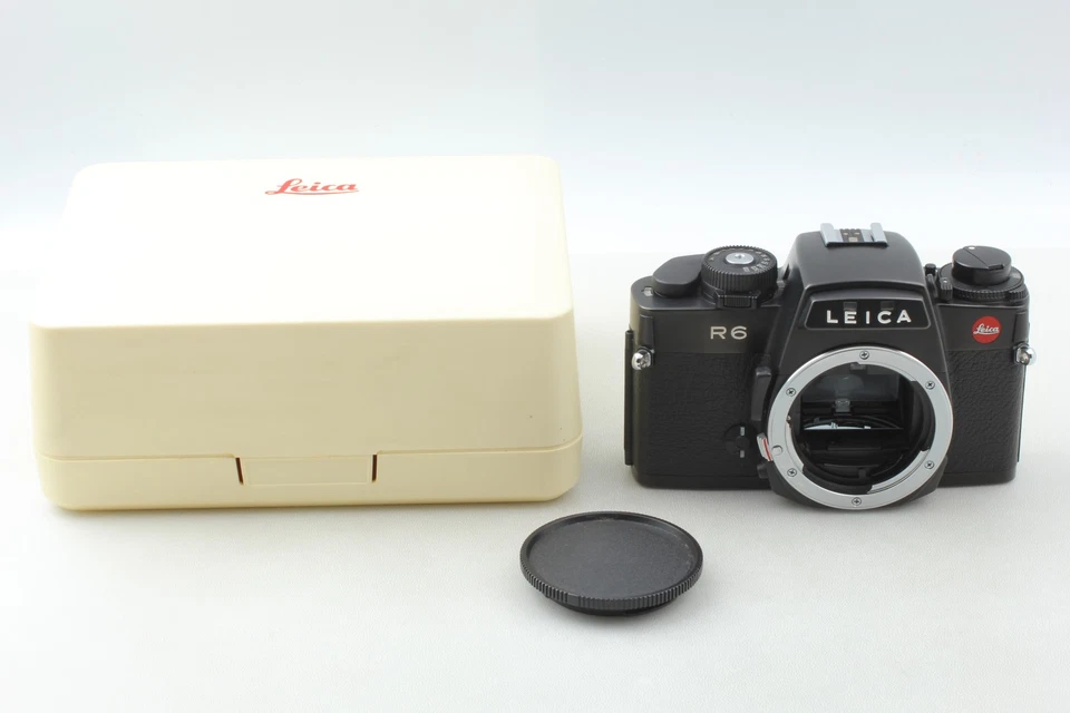 【EXCELENTE COMO NUEVO en Estuche】 Cuerpo de cámara fotográfica Leica R6 35 mm SLR plateado montaje R de JAPÓN Foto 4 de 4