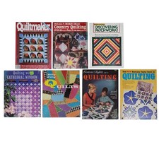 Quilting Pattern Templates Magazines Booklets Various Years Lot of 7
