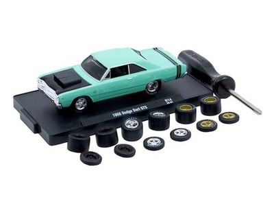 1968 Dodge Dart GTS - Mint Green Diecast 1:64 Scale Model - M2 Machines 34001-14