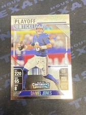 2024 Contenders Daniel Jones Playoff Ticket /199 #73 Giants