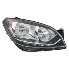Headlight right 12 V LED halogen HELLA suitable for e.g. SKODA CITIGO