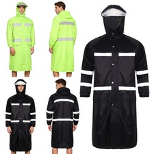 Men Women Coveralls With Pockets Rain Jacket Long Raincoats Mechanic Waterproof