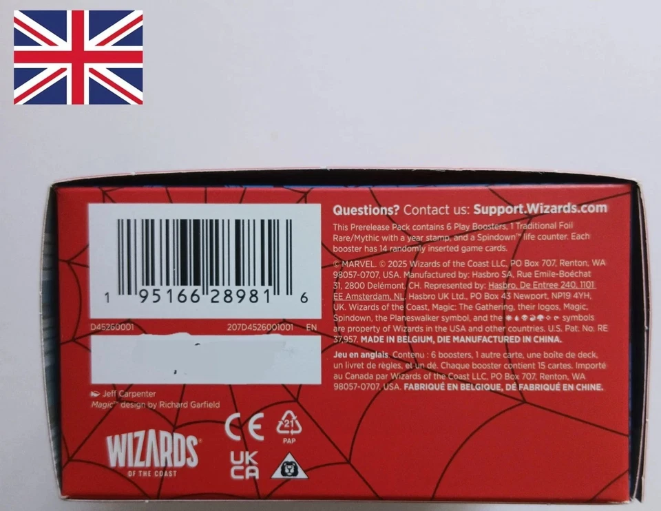 Magic The Gathering | MTG | Marvel's Spider Man | Prerelease-Pack | english - Bild 3 von 3