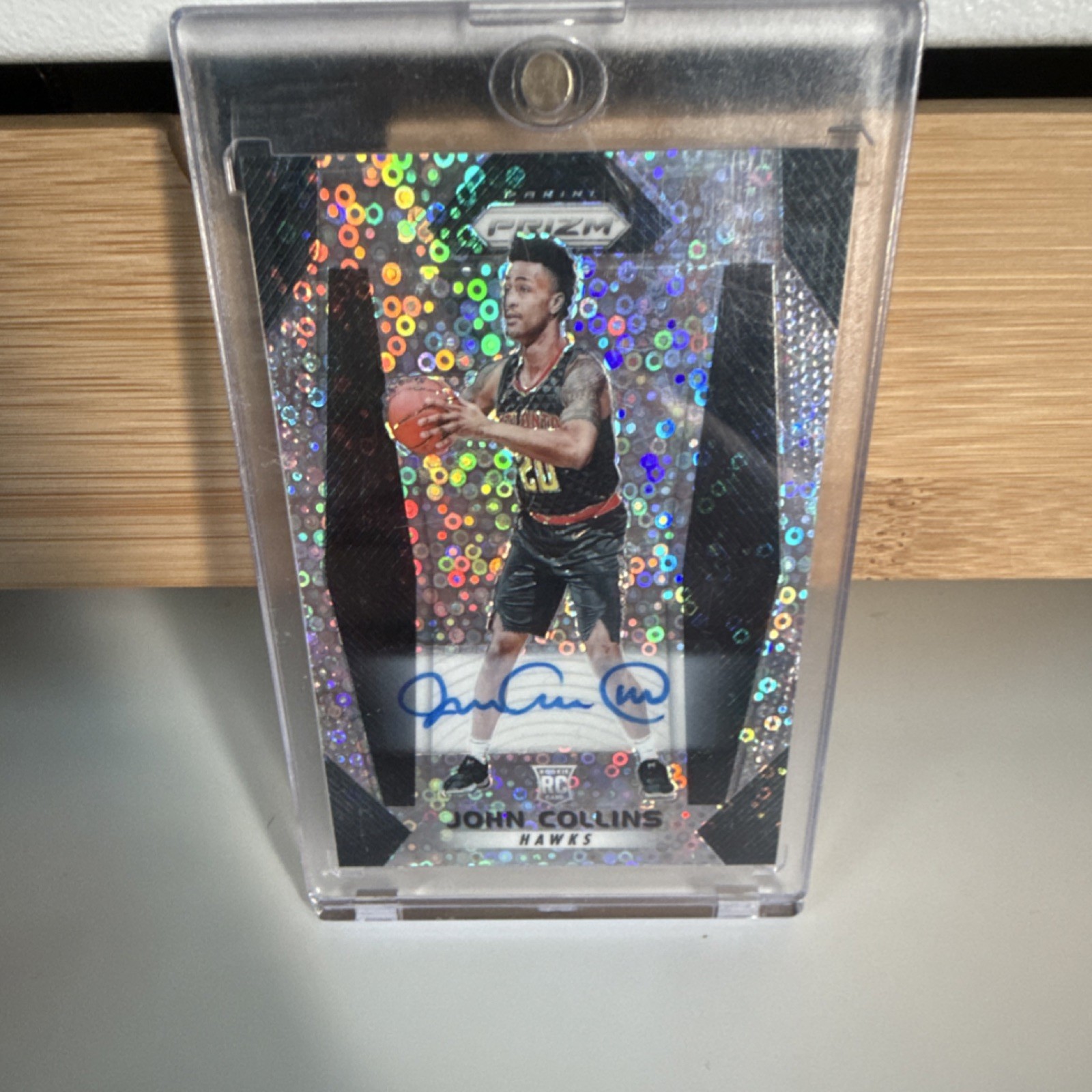 2017-18 Panini Prizm John Collins #109 Atlanta Hawks Rookie Autograph Rookie
